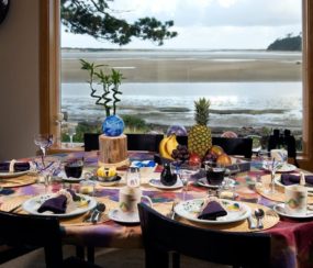 table, beakfast, dining, window, shores, beach